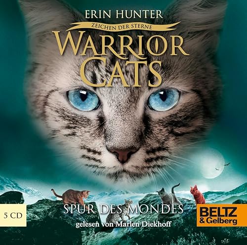 Warrior Cats - Zeichen der Sterne. Spur des Mondes: IV, Folge 4, gelesen von Marlen Diekhoff, 5 CDs in der Multibox, ca. 6 Std. 25 Min. von Beltz GmbH, Julius