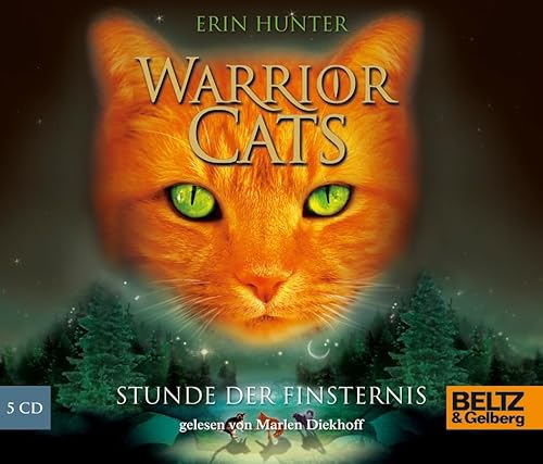 Warrior Cats. Stunde der Finsternis: Staffel I, Band 6, gelesen von Marlen Diekhoff, 5 CDs in der Multibox, 6 Std. 30 Min.