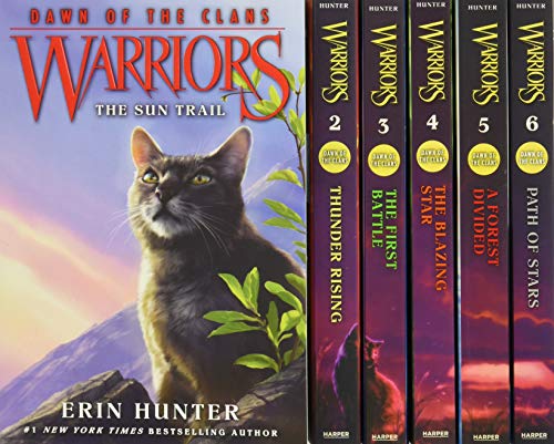 Warriors: Dawn of the Clans Box Set: Volumes 1 to 6: The Sun Trail / Thunder Rising / the First Battle / the Blazing Star / a Forest Divided / Path of Stars