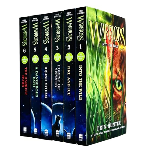 Erin Hunter's Warriors Series (#1-6) : Into the Wild - Fire and Ice - Forest of Secrets - Rising Storm - A Dangerous Path - The Darkest Hour (Children Book Sets : Grade 4 and Up) by Erin Hunter (2005-05-04)