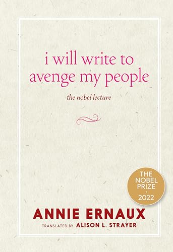 I Will Write to Avenge My People: The Nobel Lecture von Seven Stories Press