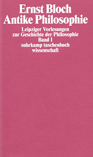 Leipziger Vorlesungen zur Geschichte der Philosophie 1950–1956: (Nr.567-570) (suhrkamp taschenbuch wissenschaft) von Suhrkamp Verlag AG