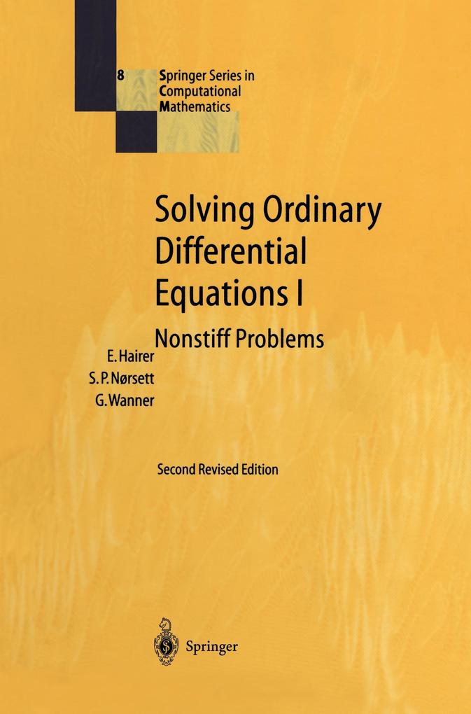 Solving Ordinary Differential Equations I von Springer Berlin Heidelberg