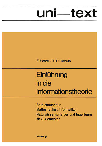 Einführung in die Informationstheorie von Vieweg+Teubner Verlag