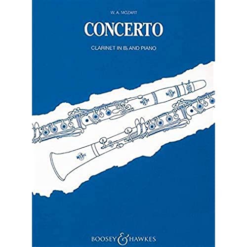 Klarinettenkonzert A-Dur: KV 622. Klarinette in B und Orchester. Klavierauszug mit Solostimme.