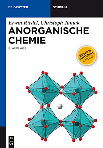 Anorganische Chemie: Zusatzmaterial online (De Gruyter Studium)