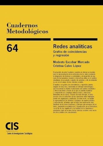 Redes Analíticas. Grafos de coincidencia y regresión (Cuadernos Metodológicos, Band 64) von Centro de Investigaciones Sociológicas