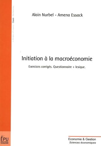 Initiation à la macroéconomie
