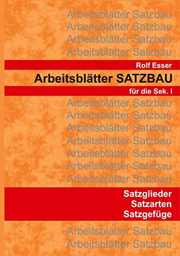 Arbeitsblätter SATZBAU: Materialsammlung mit Lösungen von tredition