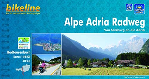 Bikeline Alpe Adria Radweg 1 : 75 000, wetterfest/reißfest Bikeline Alpe Adria Radweg 1 : 75 000, wetterfest/reißfest