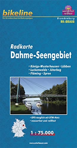 Radkarte Dahme-Seengebiet: Königs-Wusterhausen, Lübben, Luckenwalde, Jüterbog, Fläming, Spree (Bikeline Radkarte) Radkarte Dahme-Seengebiet: Königs-Wusterhausen, Lübben, Luckenwalde, Jüterbog, Fläming, Spree (Bikeline Radkarte)