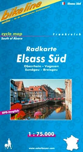Bikeline Radkarte Elsass Süd. 1 : 75.000. Frankreich, wasserfest und reißfest, GPS-tauglich mit UTM-Netz Bikeline Radkarte Elsass Süd. 1 : 75.000. Frankreich, wasserfest und reißfest, GPS-tauglich mit UTM-Netz