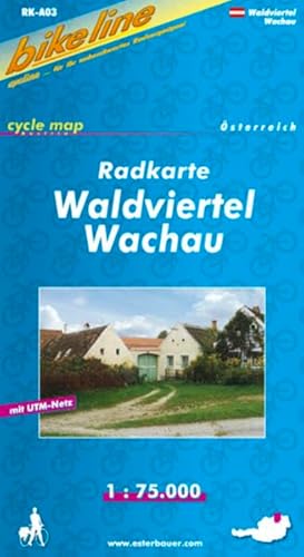 Bikeline Radkarte Waldviertel Wachau. 1:75.000 Österreich, GPS-tauglich mit UTM-Netz
