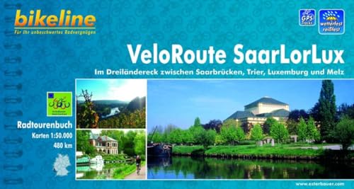 VeloRoute SaarLorLux: Im Dreiländereck zwischen Saarbrücken, Trier, Luxemburg und Metz ,1: 50.000, 480 km, wetterfest/reißfest, GPS-Tracks-Download