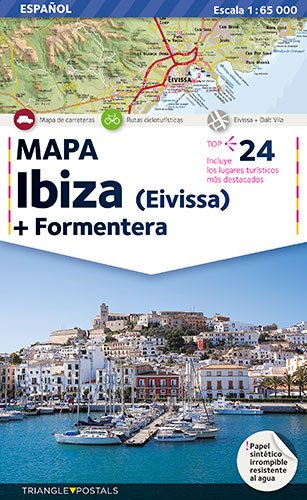Ibiza + Formentera, mapa: Mapa von Triangle Postals, S.L.