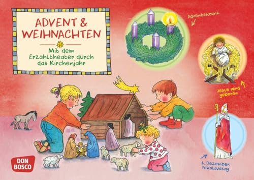 Advent und Weihnachten. Kamishibai Bildkartenset: Entdecken - Erzählen - Begreifen: Das Kirchenjahr (Mit dem Erzähltheater durch das Kirchenjahr)