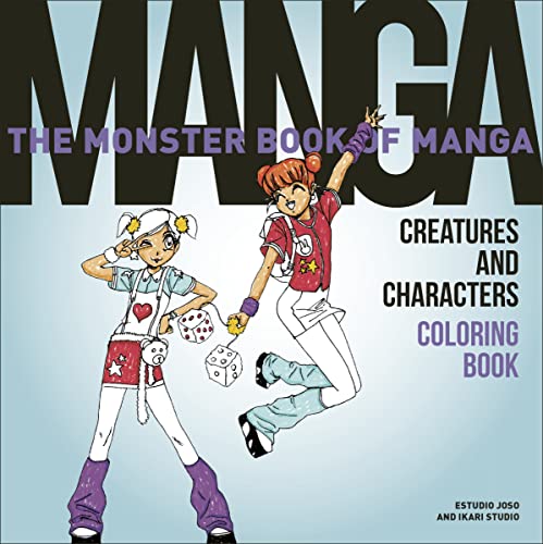 The Monster Book of Manga Creatures and Characters Coloring Book von Harper Paperbacks