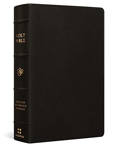 ESV Large Print Personal Size Bible (Buffalo Leather, Deep Brown)