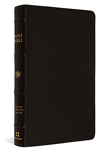 Holy Bible: Esv Thinline Bible Buffalo Leather, Deep Brown von Crossway Books