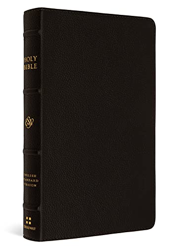 Holy Bible: Esv Thinline Bible Buffalo Leather, Deep Brown