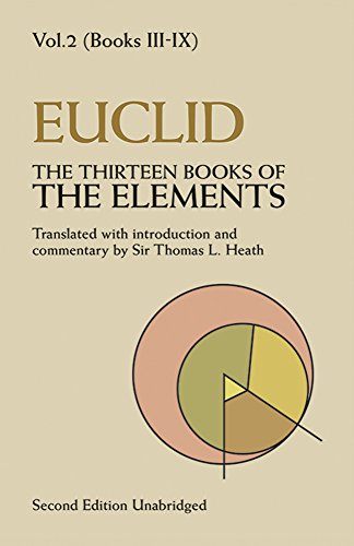 The Thirteen Books of Euclid's Elements, Vol. 2 (Books III-IX) von Dover Publications Inc.