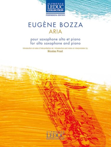 Aria. Altsaxophon mit Begleitung. Buch und Einzelstimme(n) von Alphonse Leduc