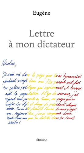 Lettre à mon dictateur von Editions Slatkine