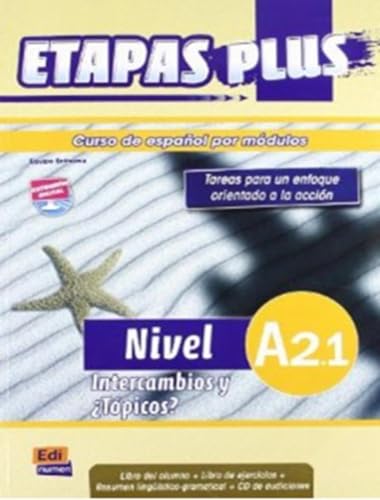 Etapas Plus A2.1 - Libro del alumno: Student Book + Exercises + CD