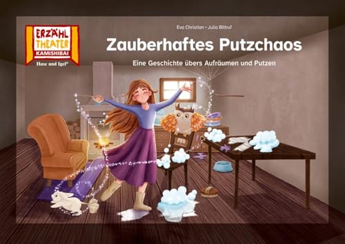 Zauberhaftes Putzchaos / Kamishibai Bildkarten: 10 Bildkarten für das Erzähltheater Zauberhaftes Putzchaos / Kamishibai Bildkarten: 10 Bildkarten für das Erzähltheater von Hase und Igel Verlag
