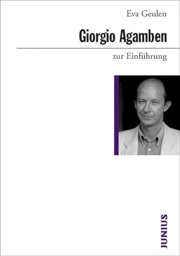 Giorgio Agamben zur Einführung von Junius Verlag GmbH