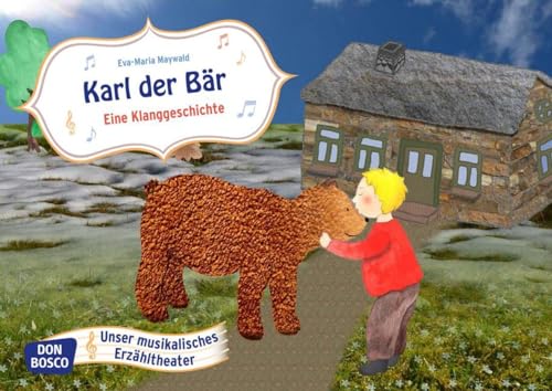 Karl, der Bär. Kamishibai Bildkartenset.: Entdecken - Erzählen - Begreifen: Klanggeschichten. (Bildkarten für unser musikalisches Erzähltheater) von Don Bosco