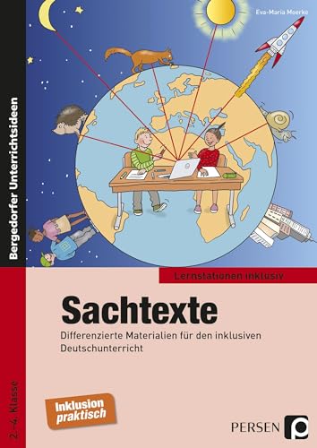 Sachtexte: Differenzierte Materialien für den inklusiven Deutschunterricht (2. bis 4. Klasse) (Lernstationen inklusiv) von Persen Verlag i.d. AAP