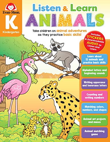 Listen and Learn: Animals, Grade K