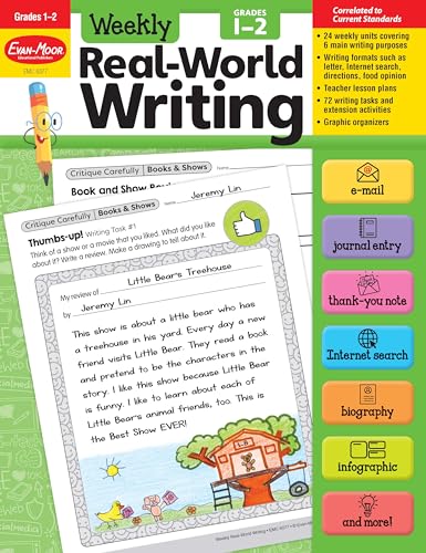 Weekly Real-World Writing, Grades 1-2