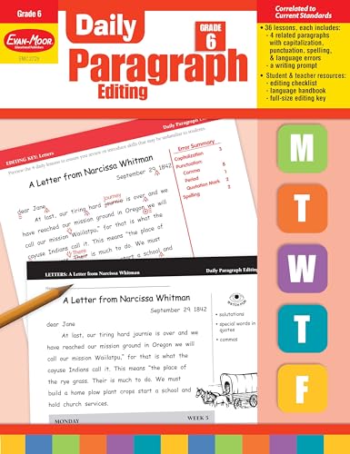 Daily Paragraph Editing Grade 6+ Daily Paragraph Editing Grade 6+