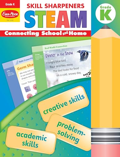 Skill Sharpeners: Steam, Kindergarten Workbook Skill Sharpeners: Steam, Kindergarten Workbook