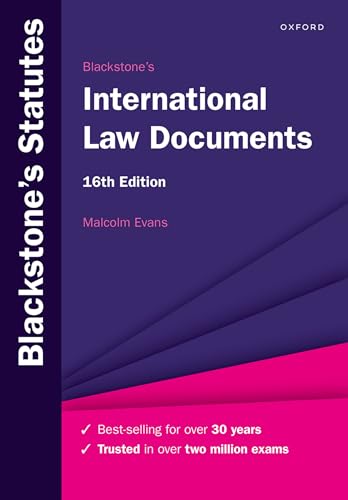 Blackstone's International Law Documents (Blackstone's Statute Series) von Oxford University Press