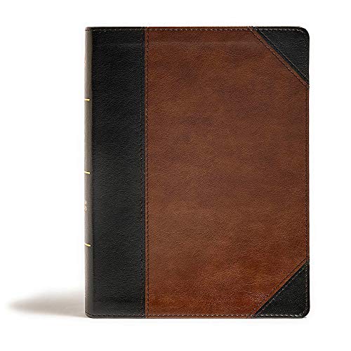 CSB Tony Evans Study Bible, Black/Brown Leathertouch, Indexed: Study Notes and Commentary, Articles, Videos, Easy-To-Read Font