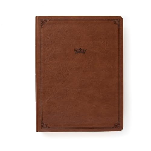 CSB Tony Evans Study Bible, British Tan Leathertouch: Study Notes and Commentary, Articles, Videos, Easy-To-Read Font