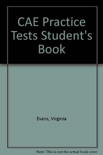CAE Practice Tests Student's Book CAE Practice Tests Student's Book