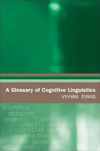 A Glossary of Cognitive Linguistics (Glossaries in Linguistics)