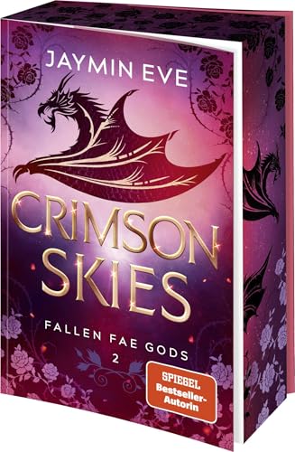 Crimson Skies: Roman | Limitierte Erstauflage mit wunderschönem Farbschnitt | Band 2 der Spicy Dragon Shape Shifter-Romantasy (Die "Fallen Fae Gods"-Dilogie, Band 2) von Bramble HC