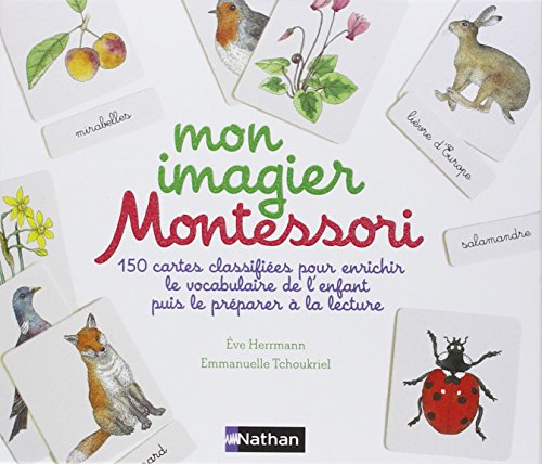 Mon imagier Montessori: Coffret avec 150 cartes