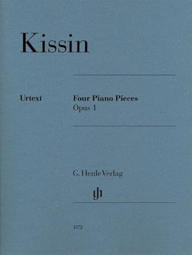 Four Piano Pieces op. 1: Instrumentation: Piano solo (G. Henle Urtext-Ausgabe) von Henle, G. Verlag