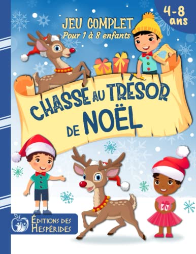 Chasse au trésor de Noël: kit complet | Pour enfants de 4 à 8 ans (Chasse au trésor pour les enfants)