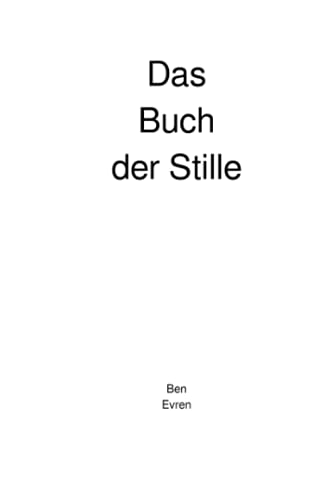 Das Buch der Stille von Neopubli GmbH