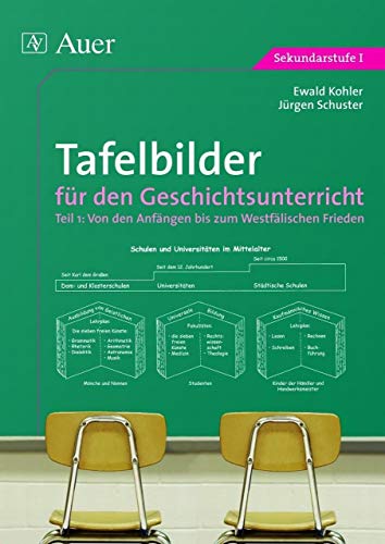 Tafelbilder für den Geschichtsunterricht, in 2 Tln., Tl.1, Von den Anfängen bis zum Westfälischen Frieden von Auer Verlag i.d.AAP LW