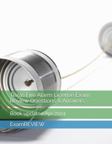 Texas Fire Alarm License Exam Review Questions & Answers von Independently published