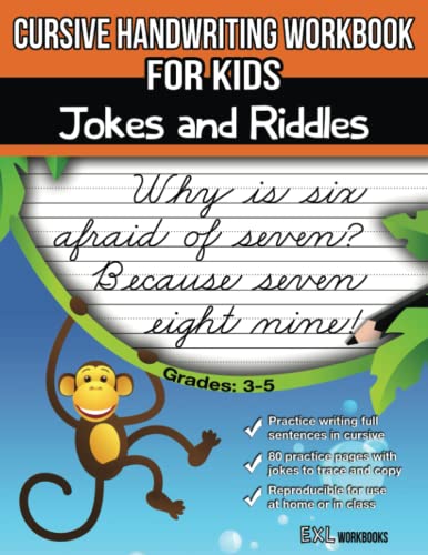 Cursive Handwriting Workbook for Kids: Jokes and Riddles von CreateSpace Independent Publishing Platform
