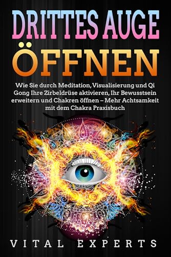 DRITTES AUGE ÖFFNEN: Wie Sie durch Meditation, Visualisierung und Qi Gong Ihre Zirbeldrüse aktivieren, Ihr Bewusstsein erweitern und Chakren öffnen - Mehr Achtsamkeit mit dem Chakra Praxisbuch